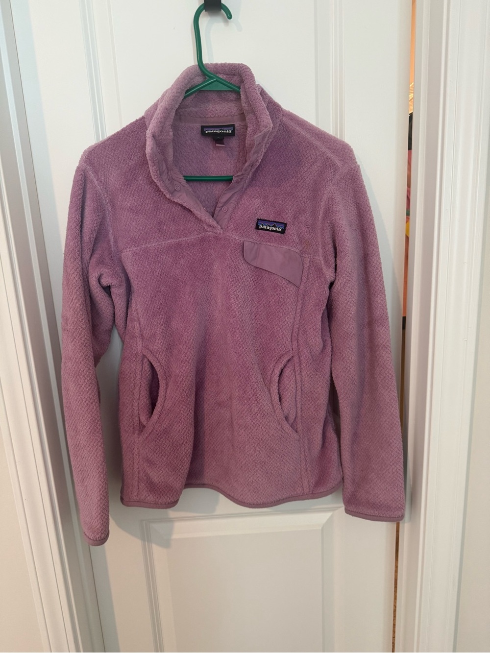 Patagonia Women's Fleece Pullover Jacket - soft pinkish purple